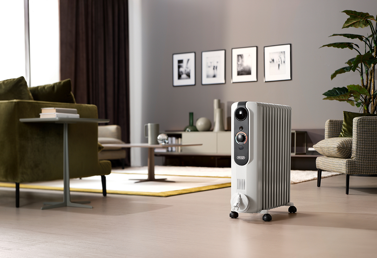 παρουσιάζεται το καλοριφέρ σε σαλόνι